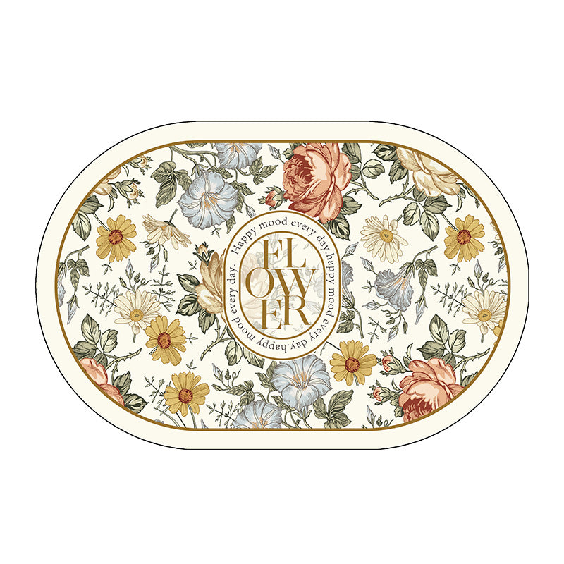Bloemmotief Decoratief Gebiedsmat