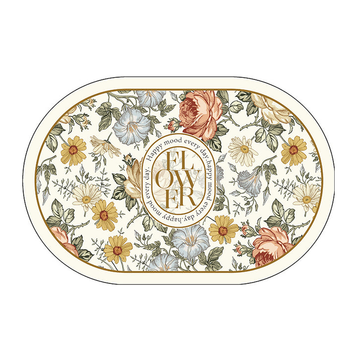 Bloemmotief Decoratief Gebiedsmat