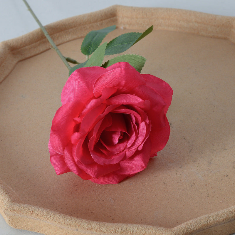 Elegante Zijde Rozen Haarsieraad
