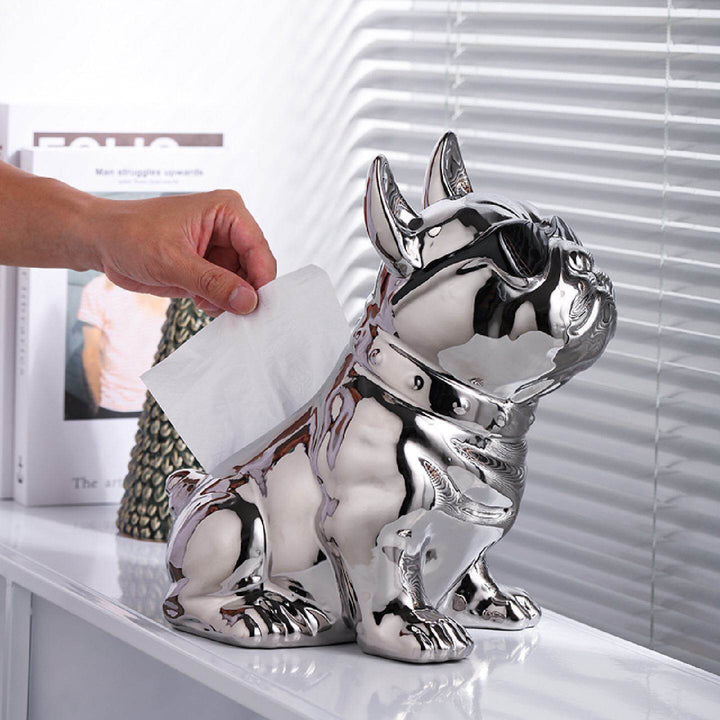 Decoratieve Hond Tissue Box Houder voor Thuis