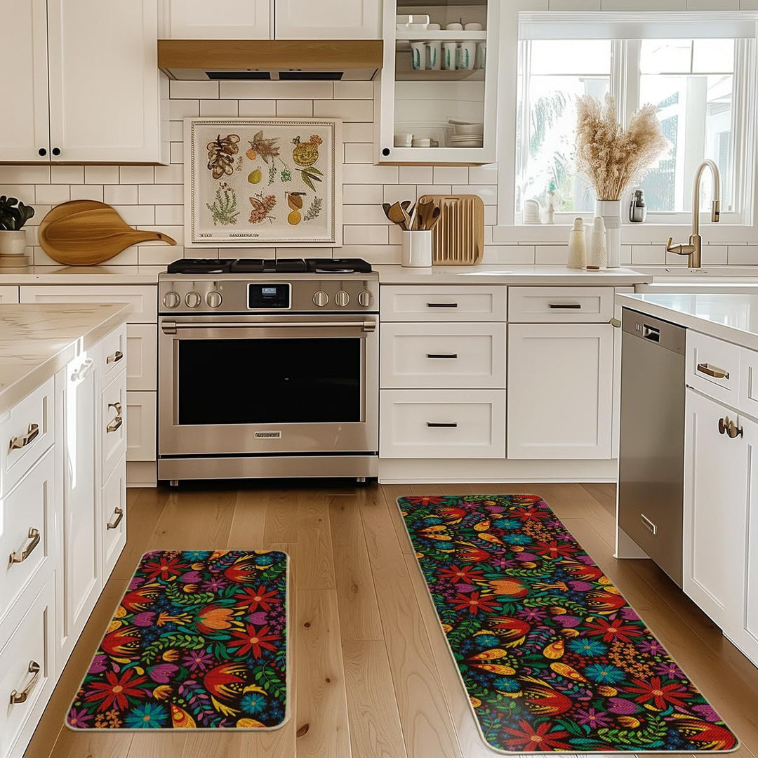 Vibrant Dag van de Doden Decoratieve Vloerkleed