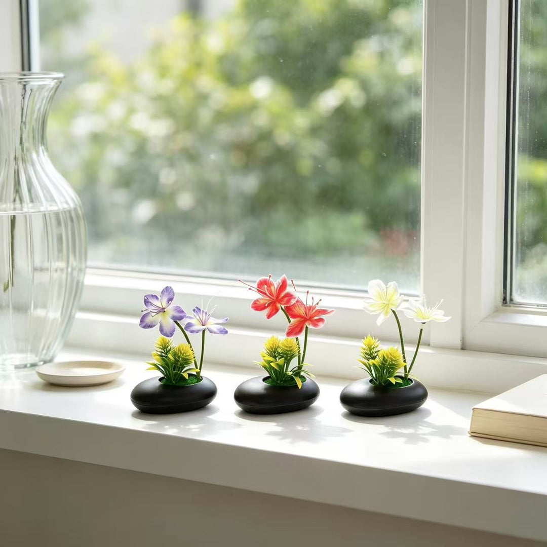 Elegant Bloemrijke Display Plantenbak