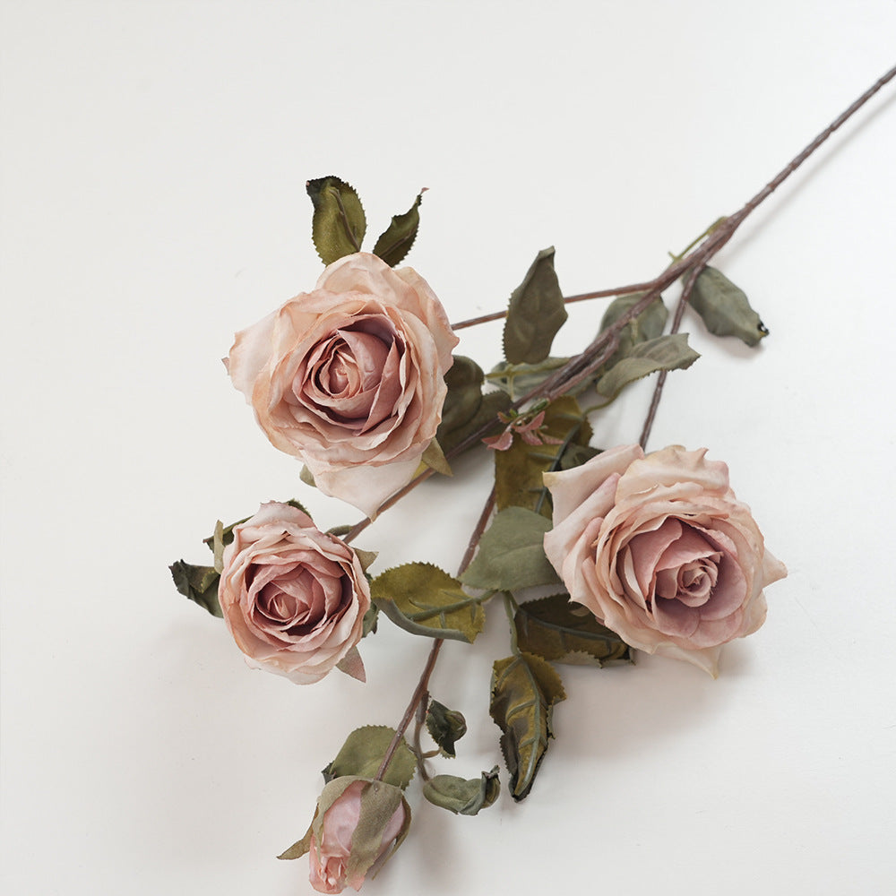 Elegante Faux Bloemen Rozensteel