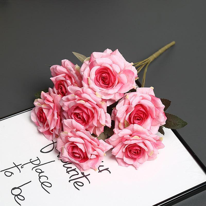 Premium Faux Bloemen Rozen Boeket