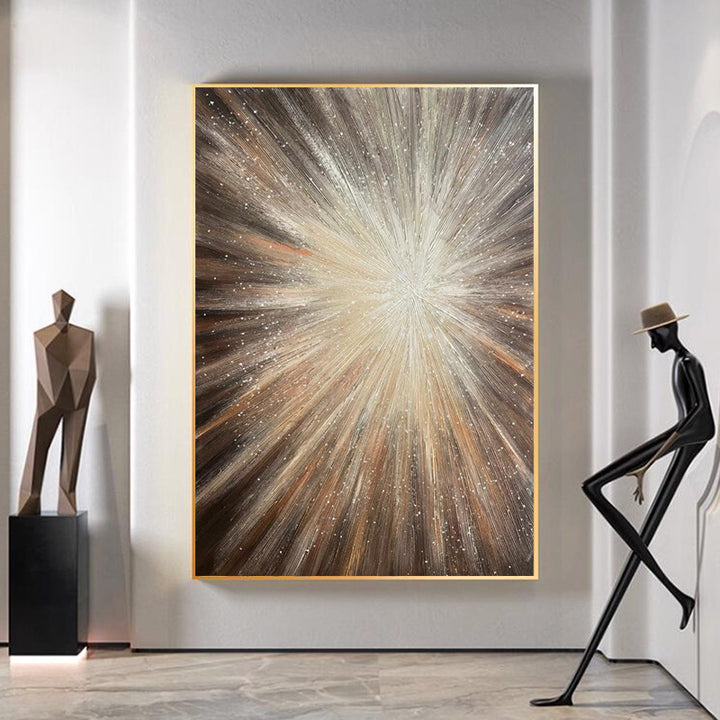 Abstract Burst Canvas Kunstwerk