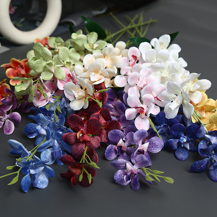 Elegant Faux Orchidee Steel voor Huisdecoratie Tentoonstelling
