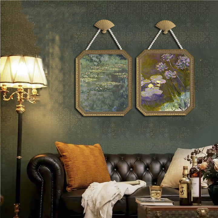 Versierde Botanische Gecadreerde Kunst