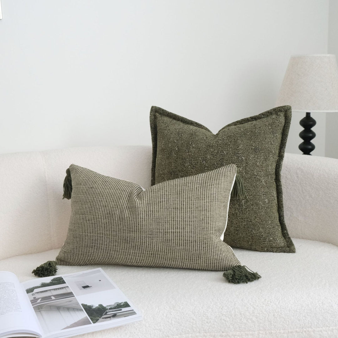 Textured Throw Pillow voor Thuisdecoratie Weergave