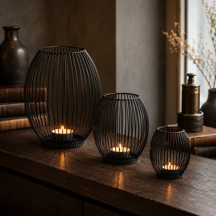 Sculptural Draad Huis Accent