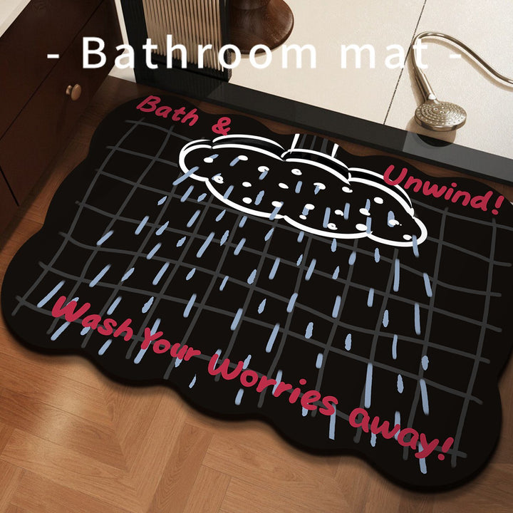 Leuke Douche Thema Badmat