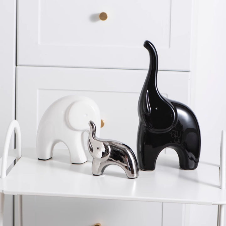 Decoratieve Metalen Olifanten Beeldjes voor Huisdecoratie