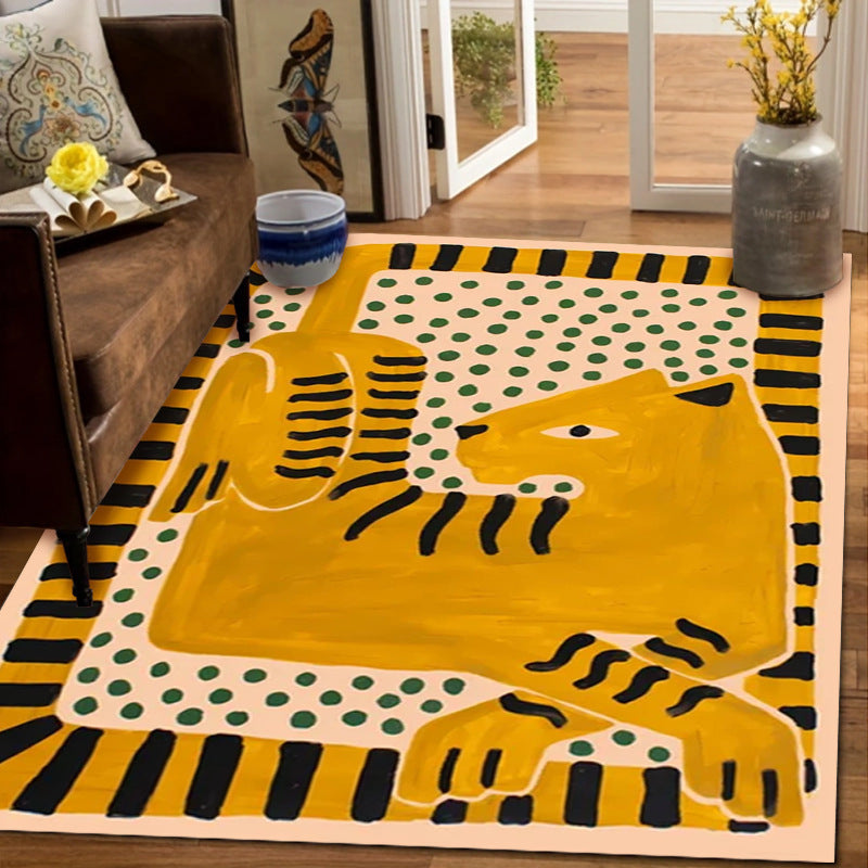 Artistiek Tijger-Geïnspireerd Vloerkleed