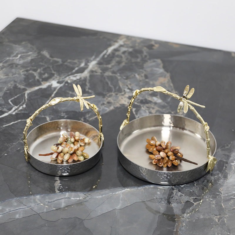 Decoratieve Serveerschaal met Elegante Handgreep