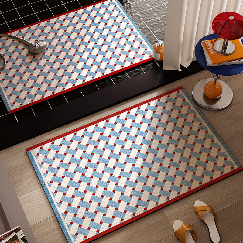 Geometrisch Patroon Antislip Badmat