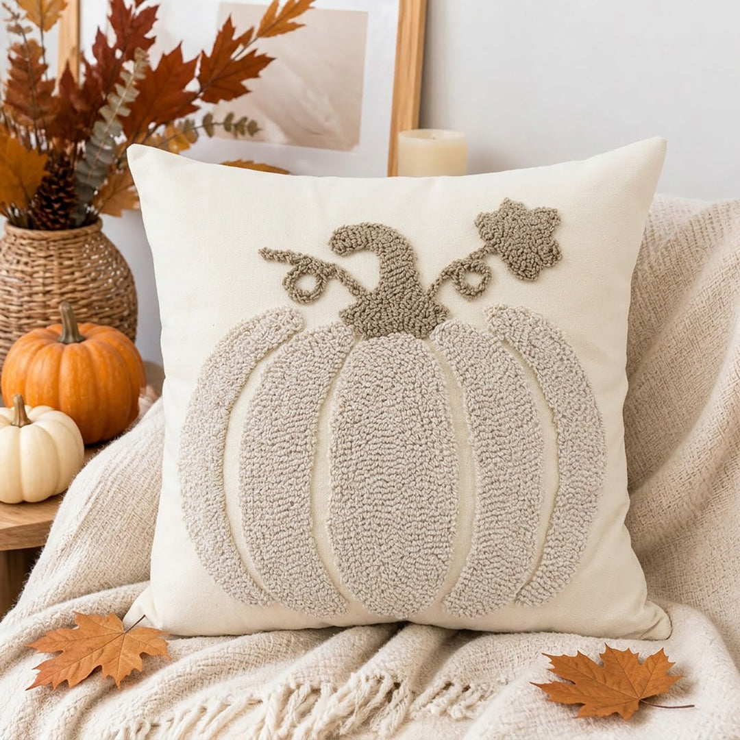 Decoratieve Kussen met Pompoenpatroon
