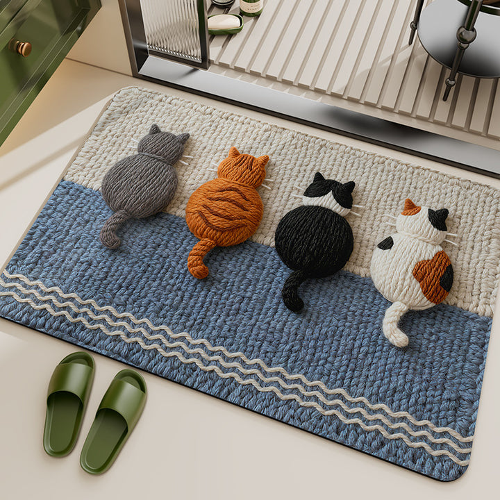 Speelse Dierenthema Vloerkleed