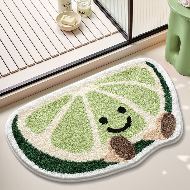 Schattige dessert-thema badmat
