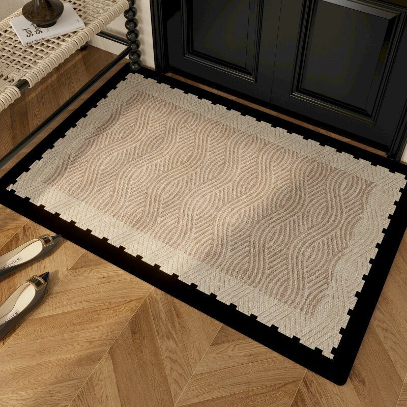 Elegante Bloemen Design Deurmat