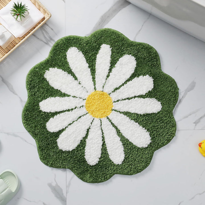 Bloemenvorm Badmat