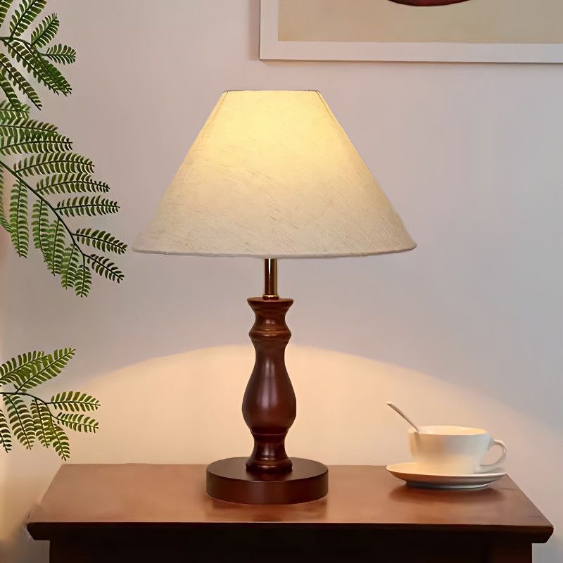 Classic Houten Tafellamp