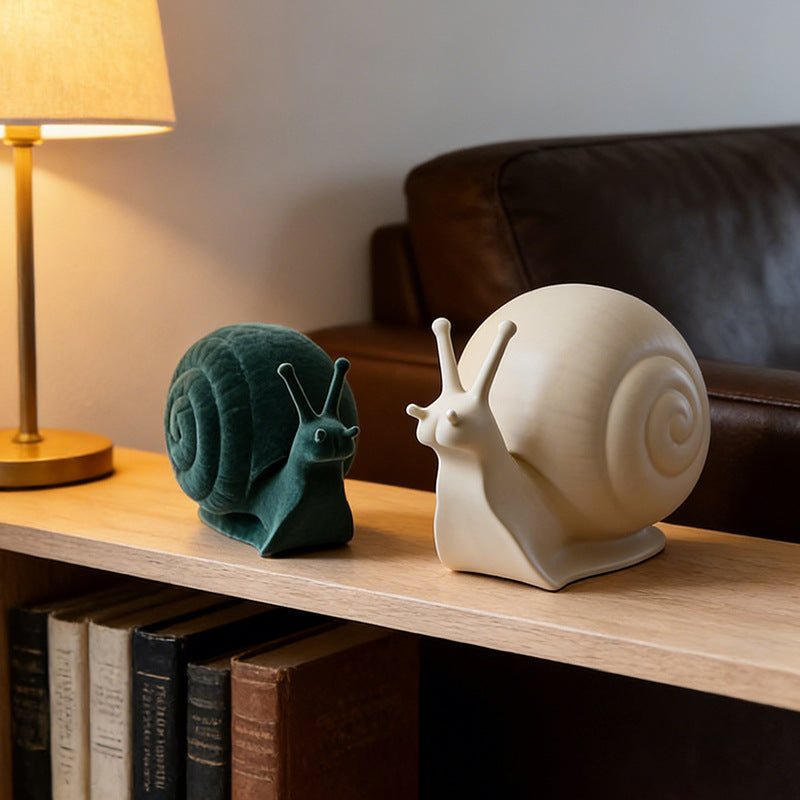 Speelse Slak Decoratieve Sculptuur