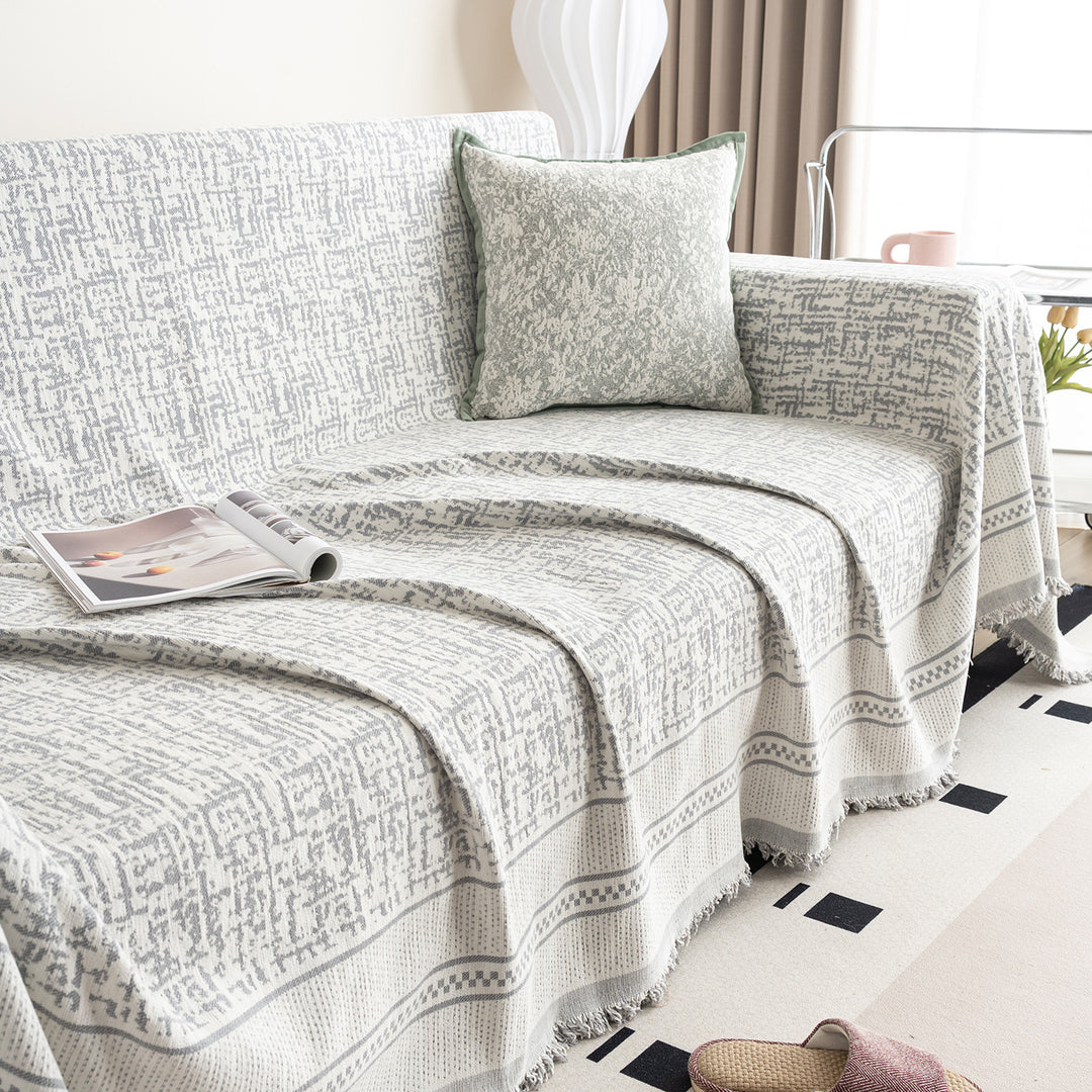 Textured Sofa Cover Deken