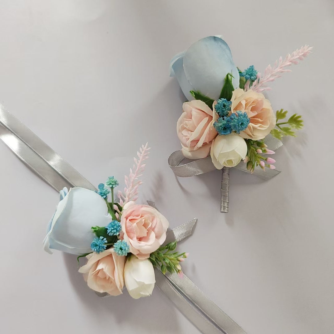 Stijlvolle Bloemen Haar Corsage
