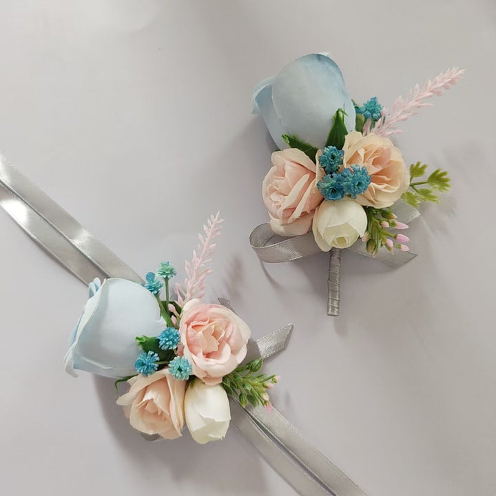 Stijlvolle Bloemen Haar Corsage