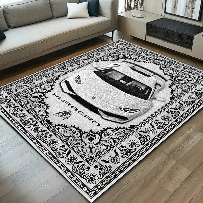 3D Auto Illusie Tapijt
