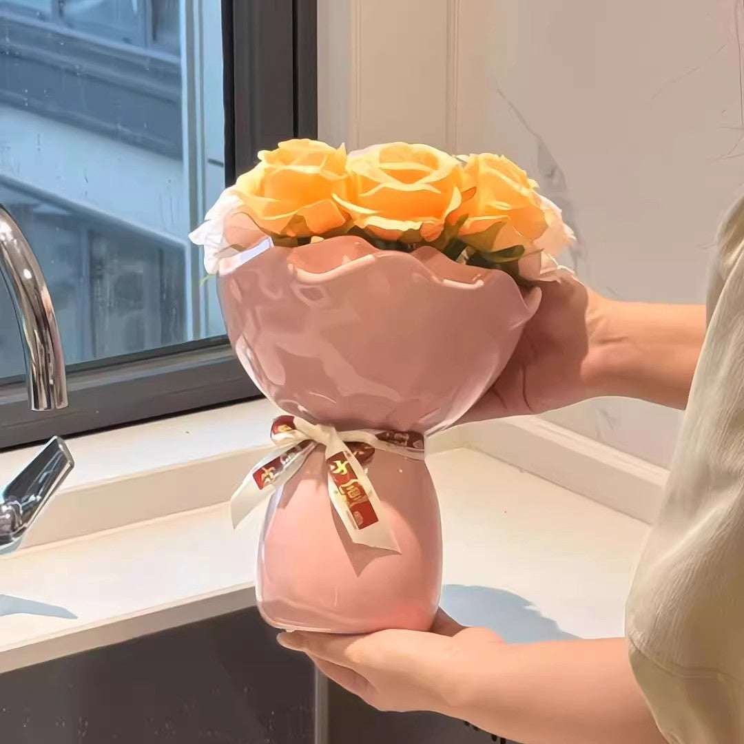 Decoratieve Bloemvormige Vaasje voor Huisdecoratie