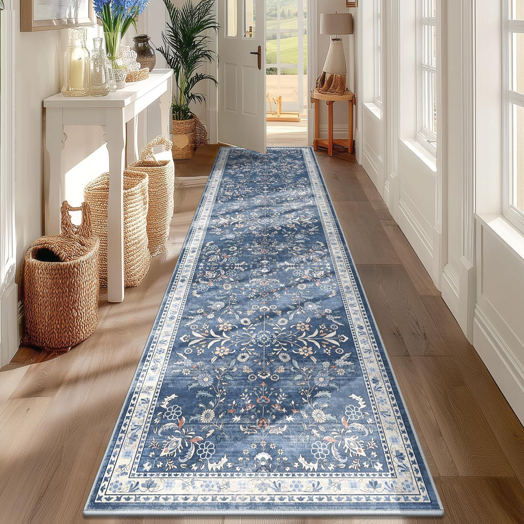 Vintage Bloemen Loopmat