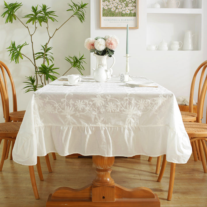 Elegante Bloemenprint Tafelkleed