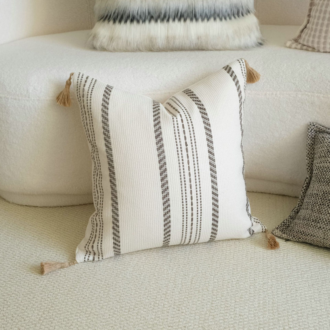 Textured Home Throw Pillow voor Bankdecoratie