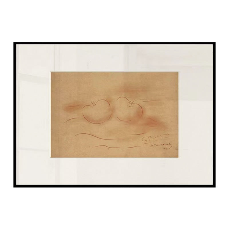 Gekaderde Hedendaagse Kunstprint