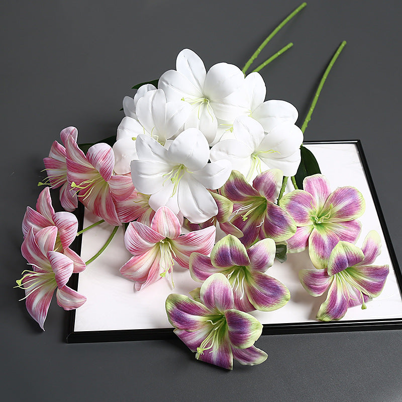 Realistische Zijde Bloem Steel Arrangment