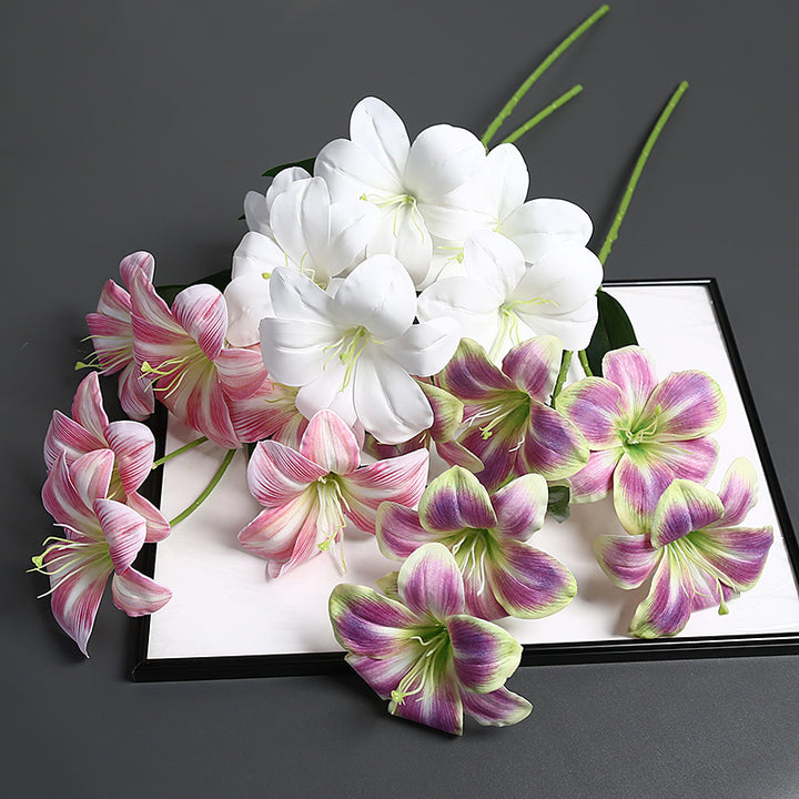 Realistische Zijde Bloem Steel Arrangment