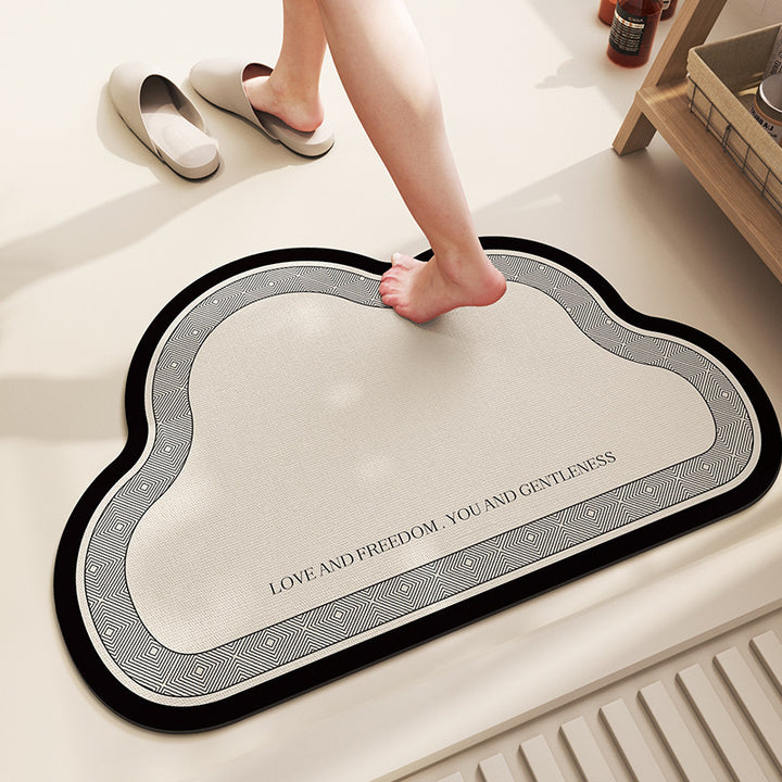 Stijlvolle Cloud-Vormige Badmat