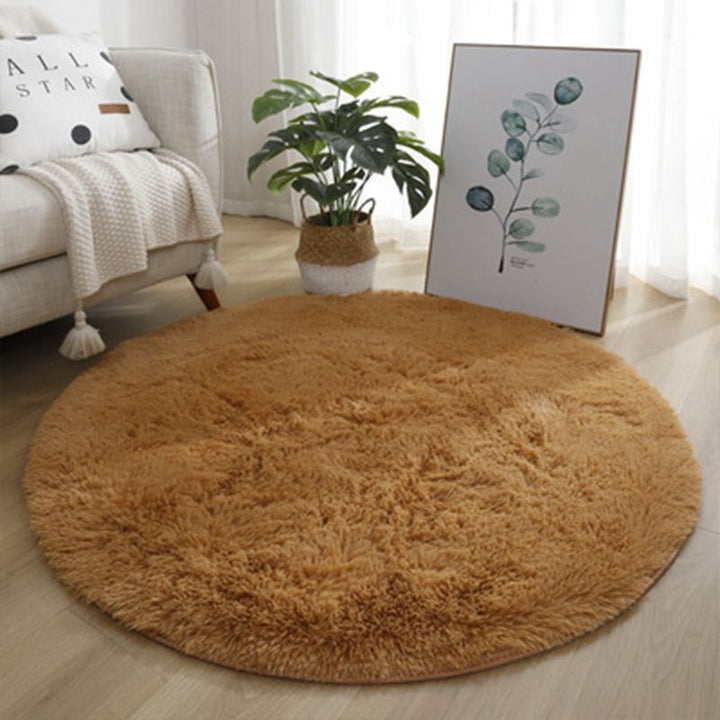 Pluche Ronde Vloerkleed