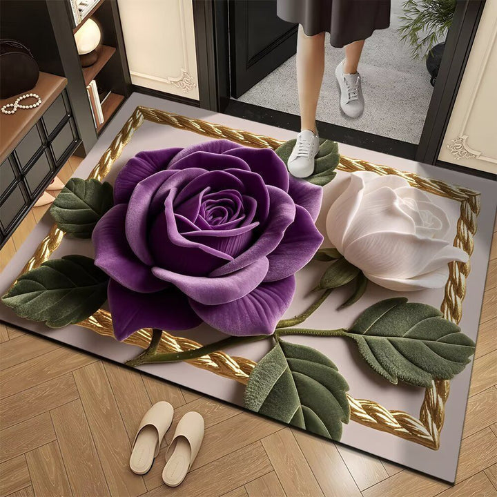 Bloemen 3D Decoratieve Vloermat
