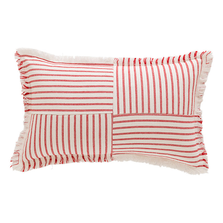 Textured Stripe Decoratieve Gooi Kussen