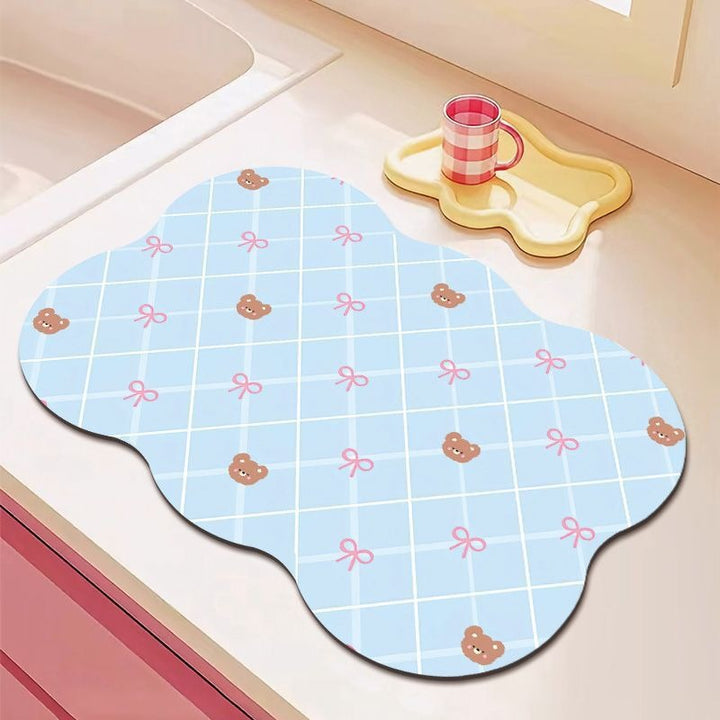 Cartoon Bear-Themed Keukenmat