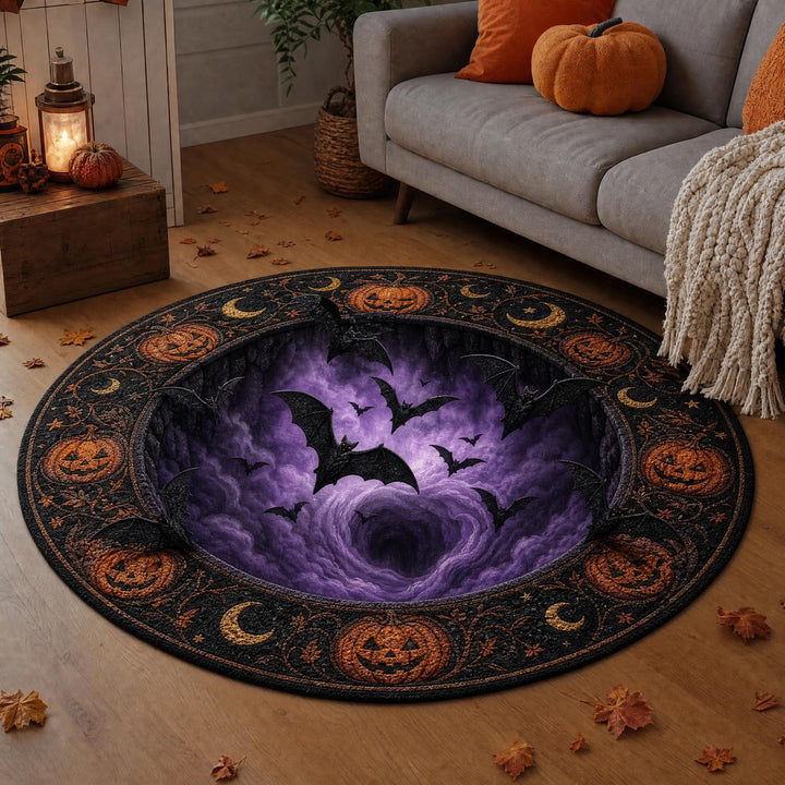 3D Kat Thema Ronde Vloerkleed