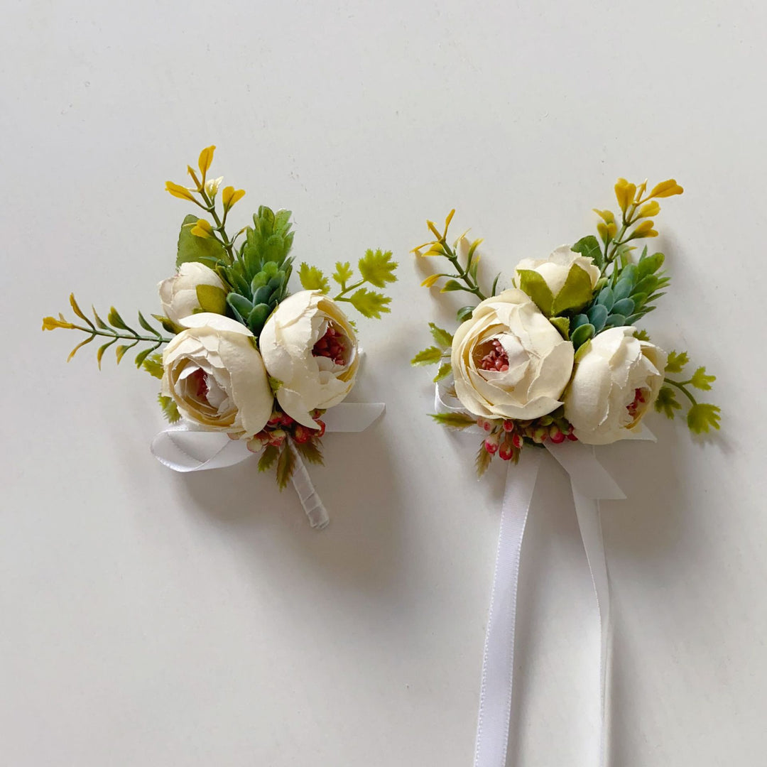 Elegante Bloemige Prom Corsage