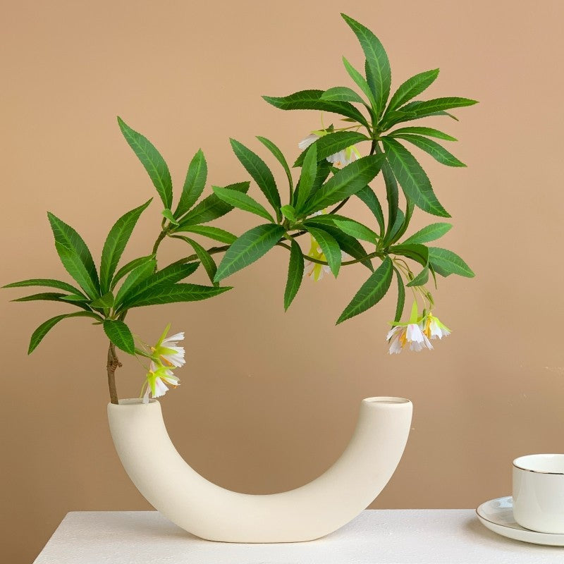 Artistiek Gebogen Vaasje voor Thuisdecoratie Display