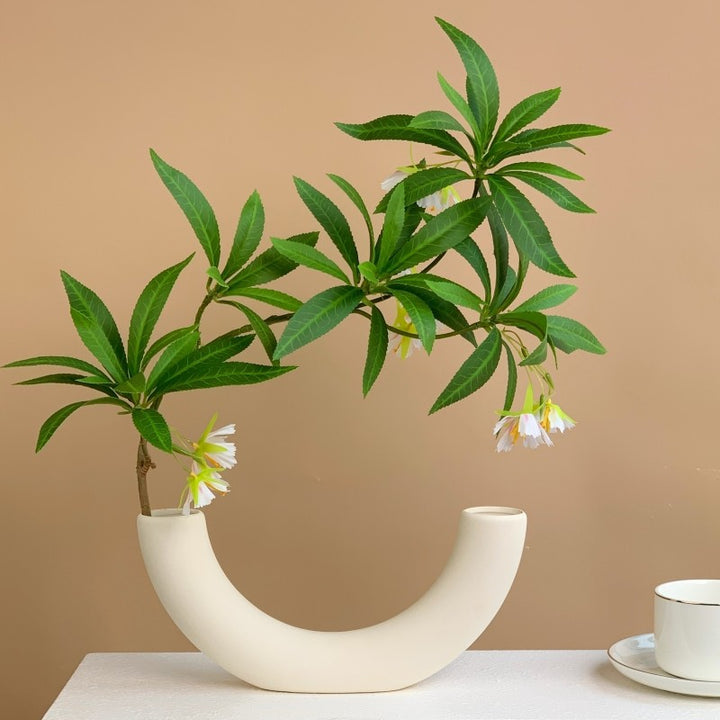 Artistiek Gebogen Vaasje voor Thuisdecoratie Display
