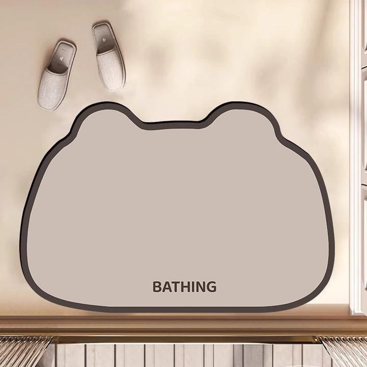 Badkamervloermat voor gebruik in de badkamer