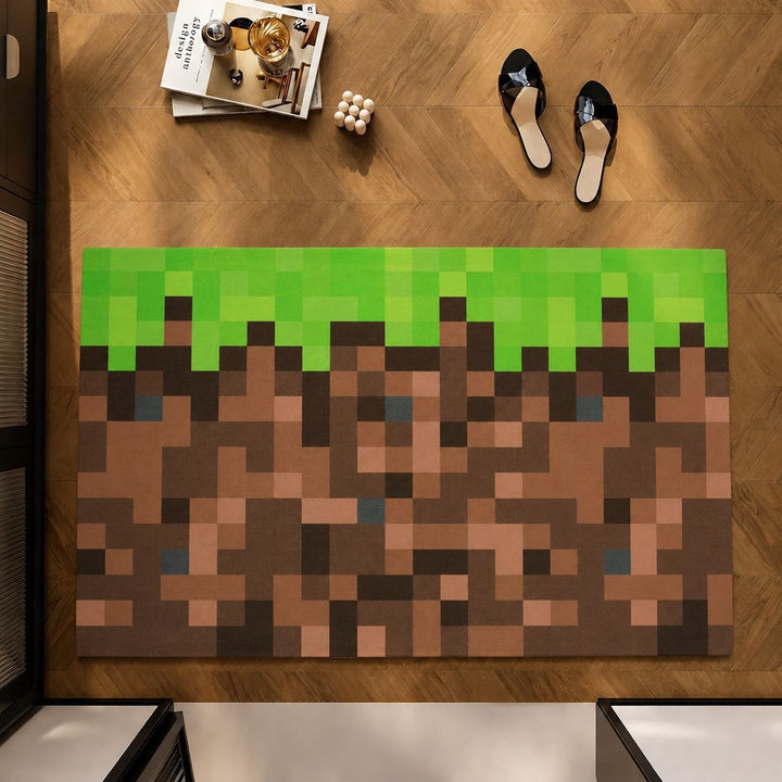 Gaming-Themed Pluche vloerkleed