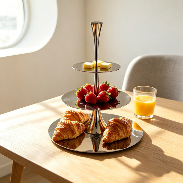 Elegante Twee-laags Serveerstand