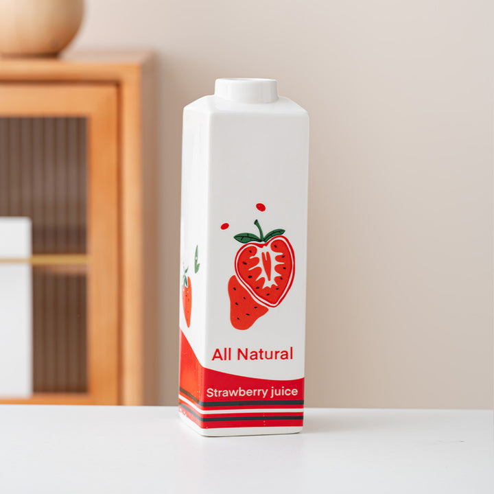 Creatieve Aardbeien Sap Vaasje