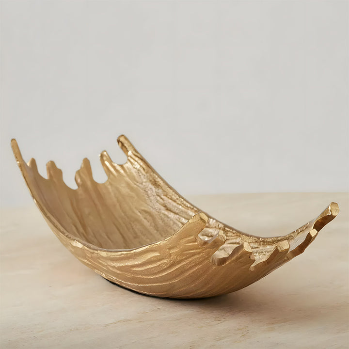 Decoratieve Serveerschaal met Uniek Sculpturaal Ontwerp